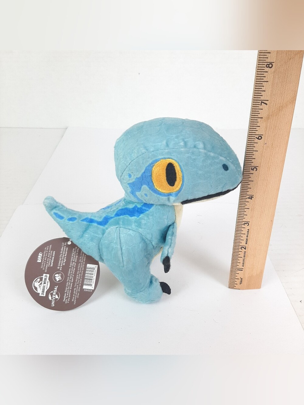🛍Bark Box Jurassic World Domination BETA 6" Dog Plush Toy Barkbox Jurassic Park - Picture 2 of 3